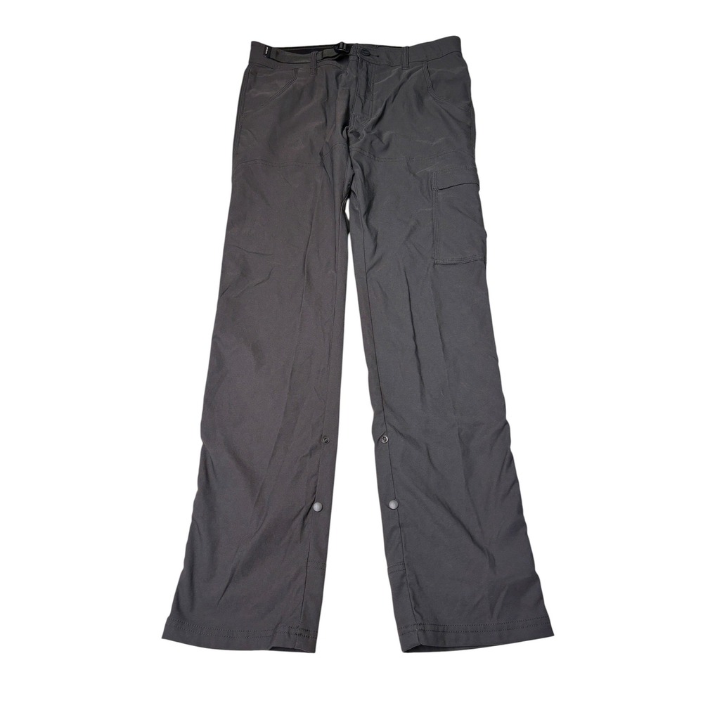 Prana Zion Slim Fit Hiking Pants Charcoal Gray 33x32 1969831 Mens Stretch Cargo